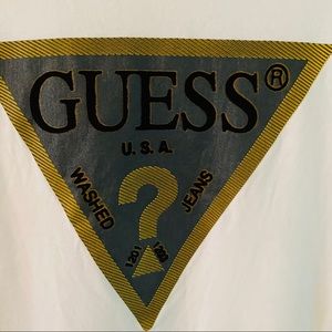 Guess White Logo T-Shirt